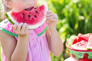 watermelon-summer-little-girl-eating-watermelon-food